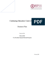 Continuing Education Center (CEC) Business Plan, 2007