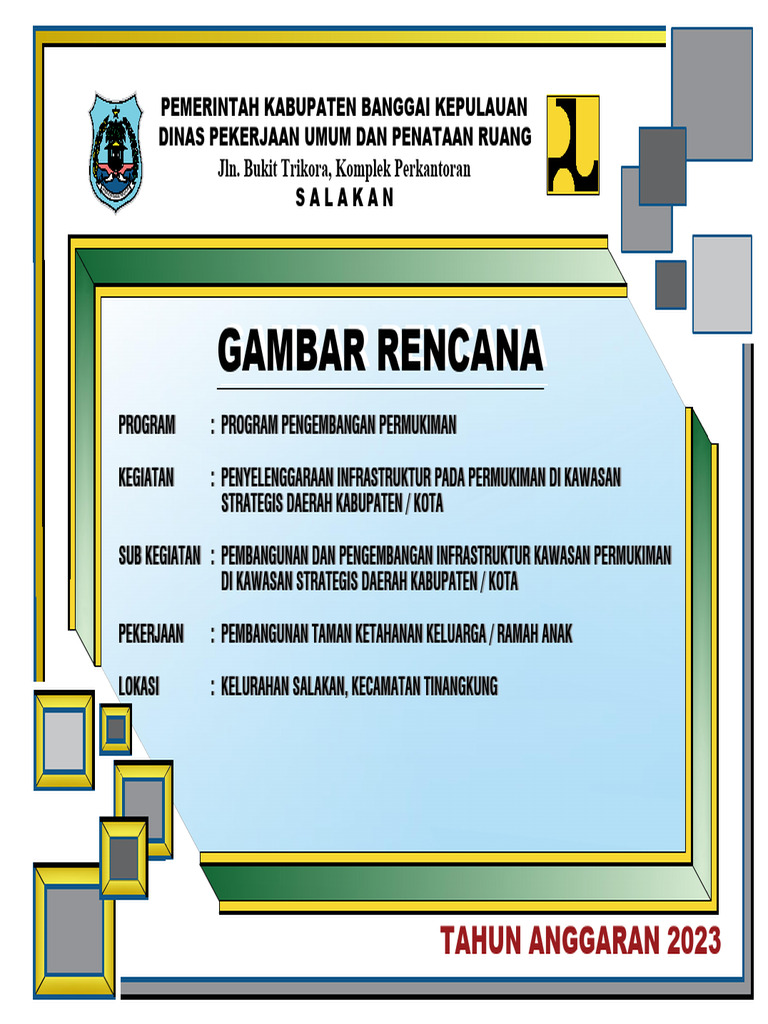 Pembangunan Taman Kota Salakan | PDF