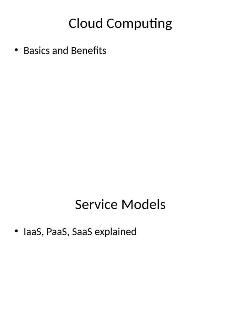 5 Cloud Computing | PDF