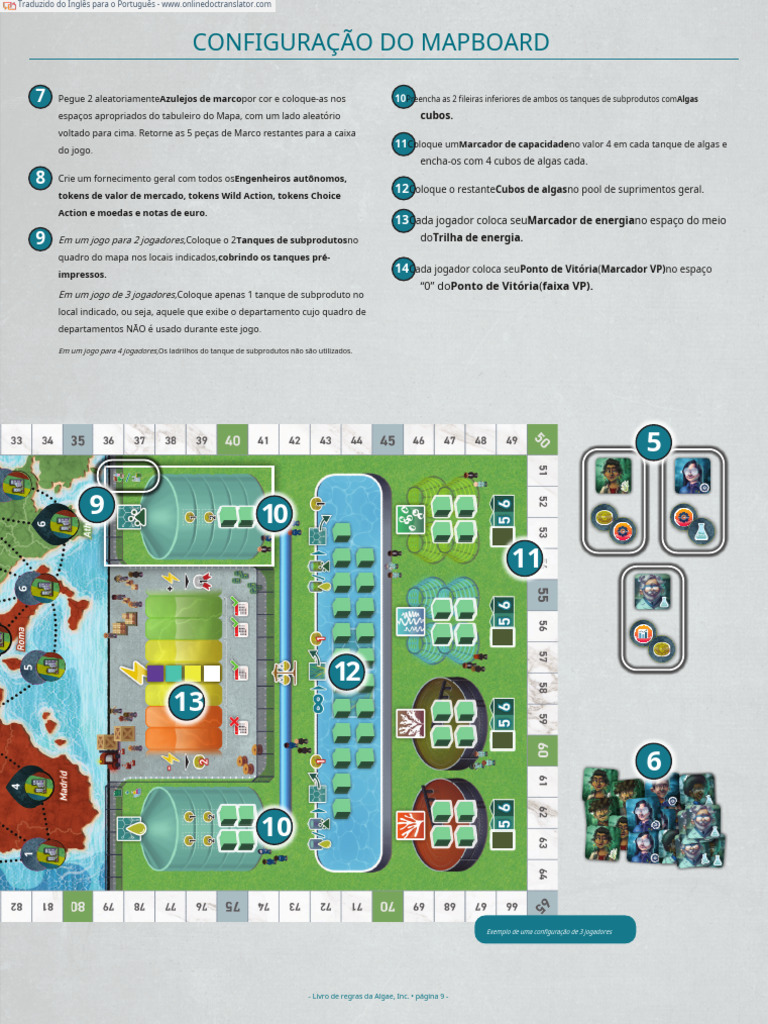 Configuração do Mapboard e Ação | PDF | Algas