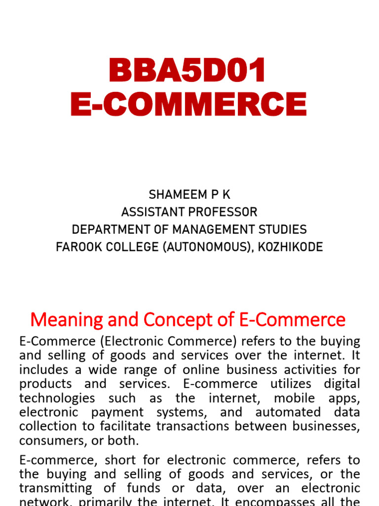 PKS E Commerce | PDF | E Commerce | Online Shopping