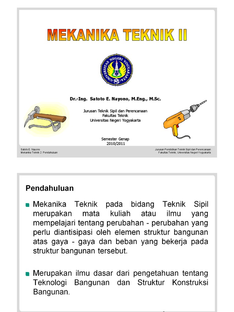 Materi Mekanika Teknik 2