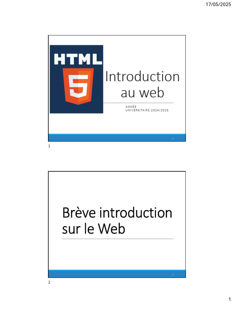 Introduction au Web et à Internet | PDF | Internet | Internet et Web