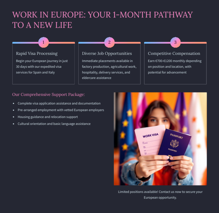 Fast Track Your European Work Visa | PDF