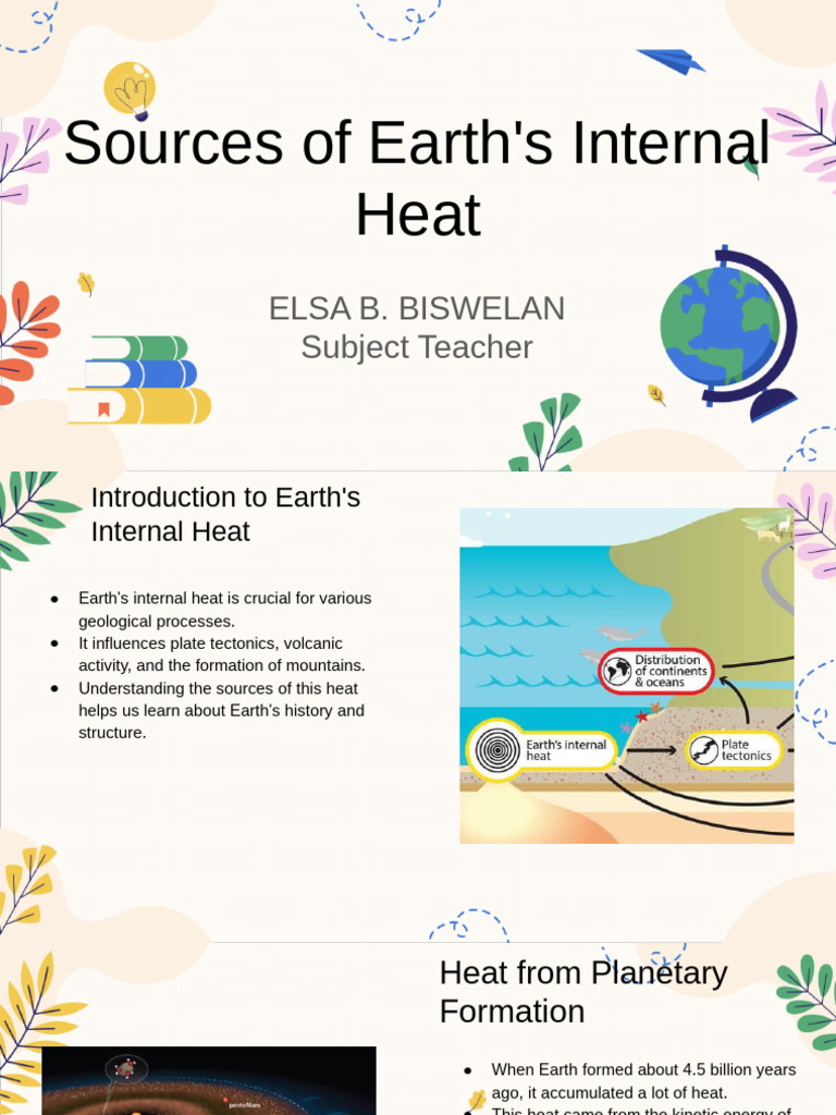 Earths Internal Heat | PDF | Earth | Volcano