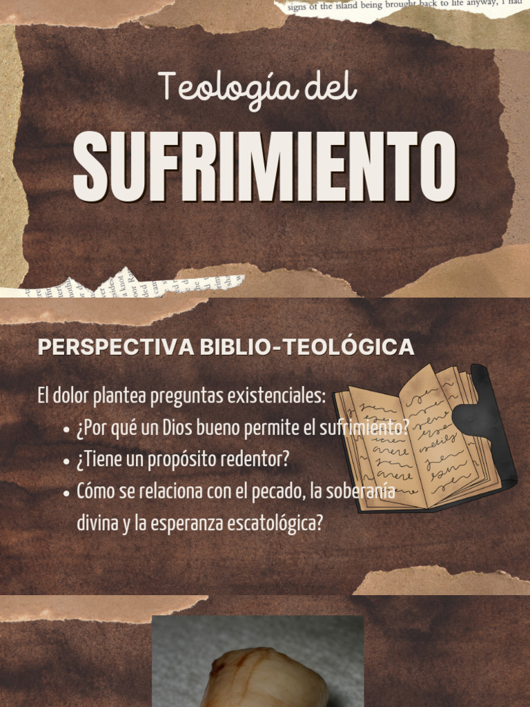 Teología del Sufrimiento en la Biblia | PDF | Sufrimiento | Cristo (título)