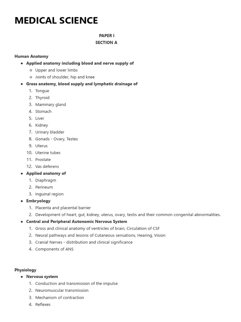 Comprehensive Medical Science Overview | PDF | Anatomy | Kidney