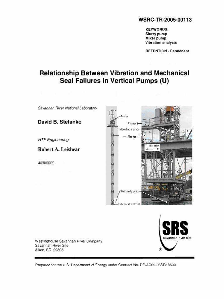 Vibration Impact on Pump Seal Failures | PDF | Pump | Bearing (Mechanical)