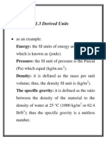 1.3 Derived Units