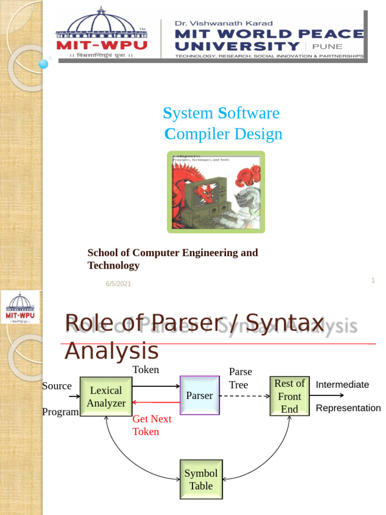 Role of Parsers in Syntax Analysis | PDF | Parsing | Theoretical ...