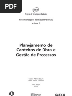 Planejamento de canteiro de obras e gestão de processos