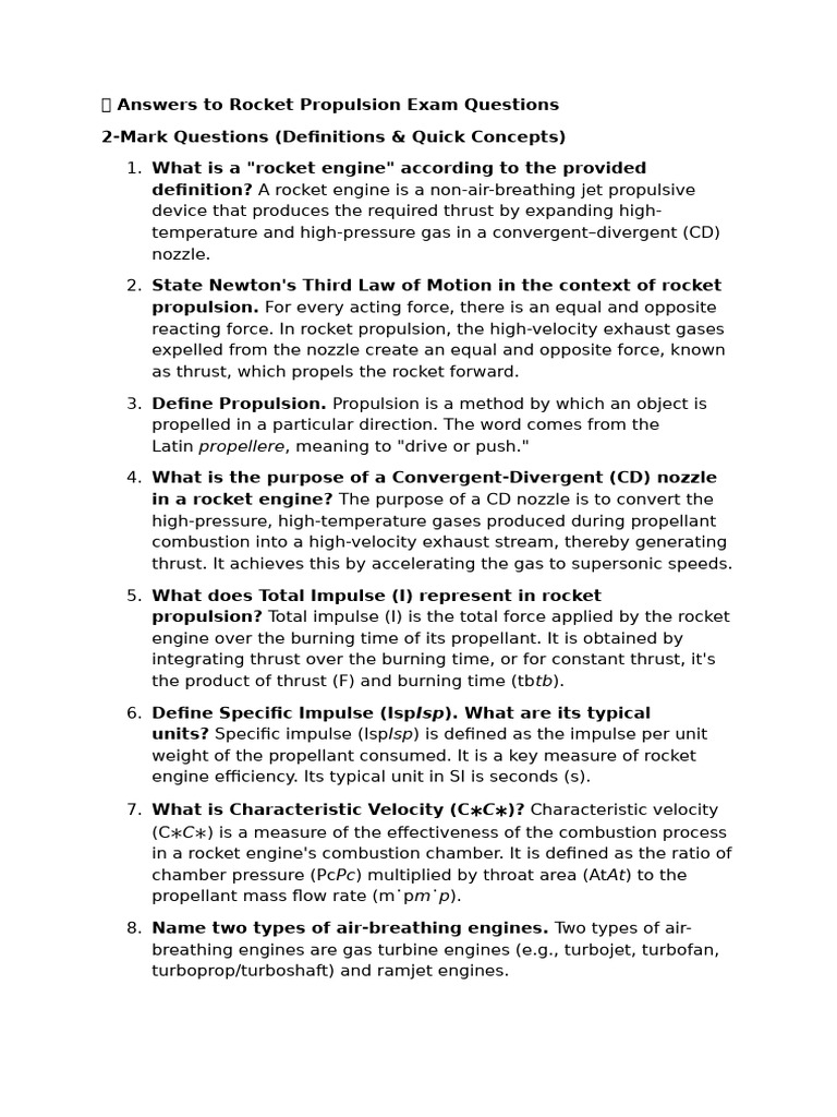M1 Rocket Engine Propulsion Concepts | PDF | Rocket Propellant | Rocket