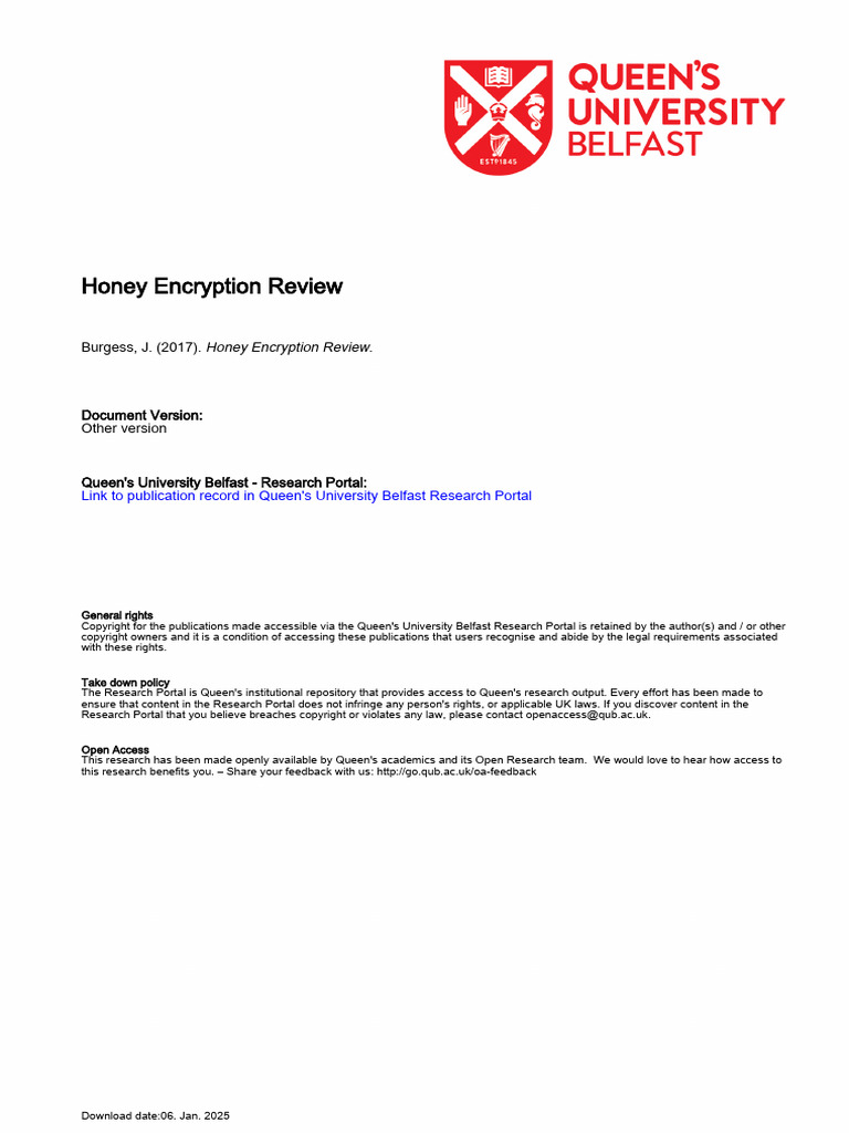 Understanding Honey Encryption Attacks | PDF | Password | Encryption