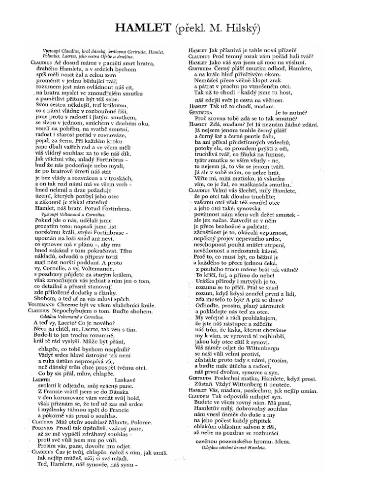 Hamlet | PDF
