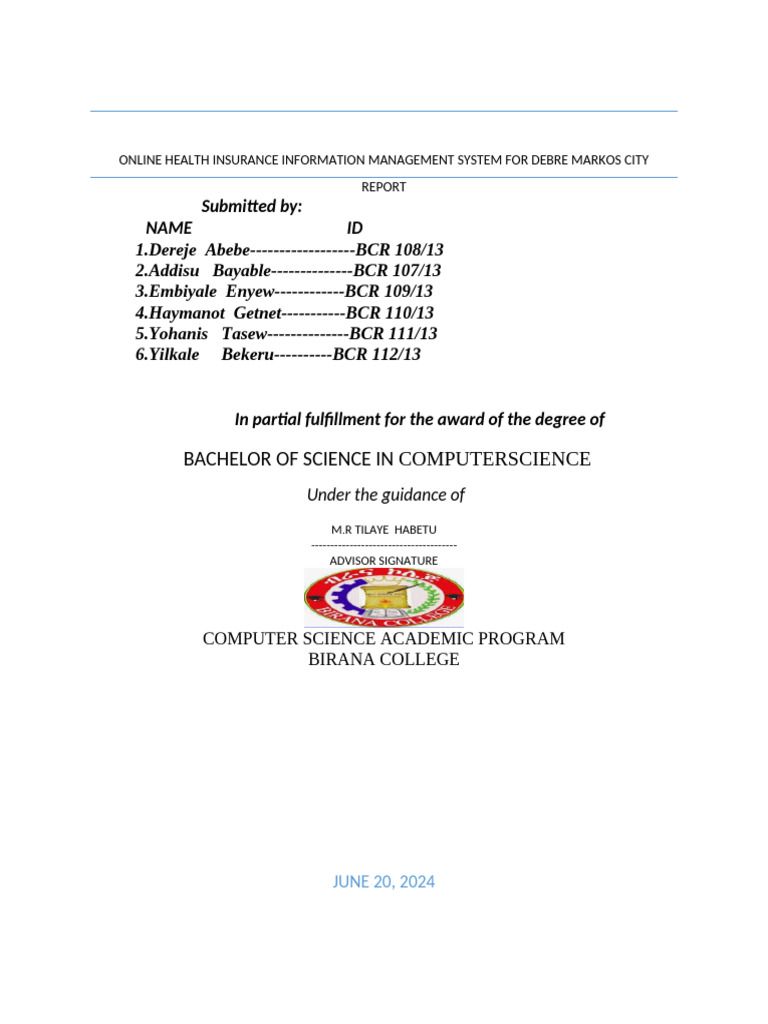 Health Insurance | PDF | Use Case | World Wide Web