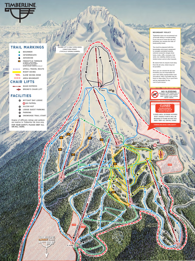 Timberline Ski Area Safety Guidelines | PDF | Individual Sports | Racing