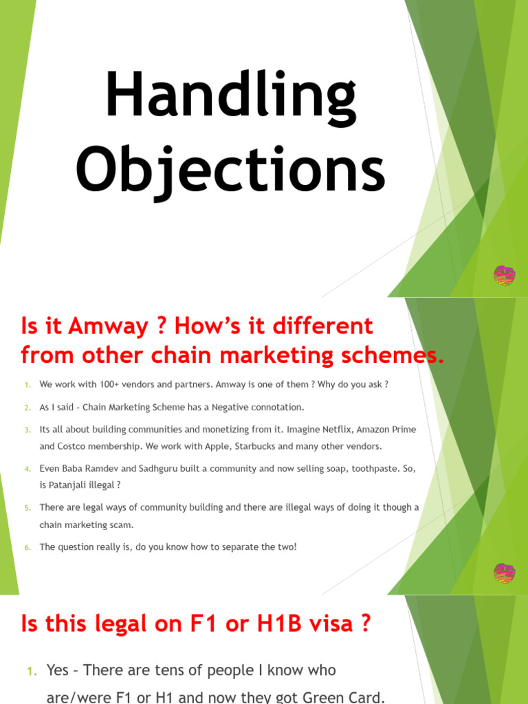 Handling Objections | PDF