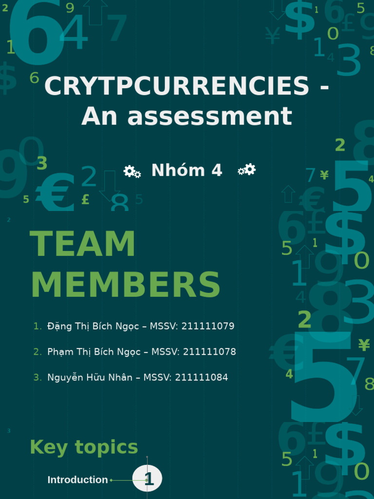 Nhóm 4 - QTRRTC - Crytocurrency Assessment | PDF | Cryptocurrency ...