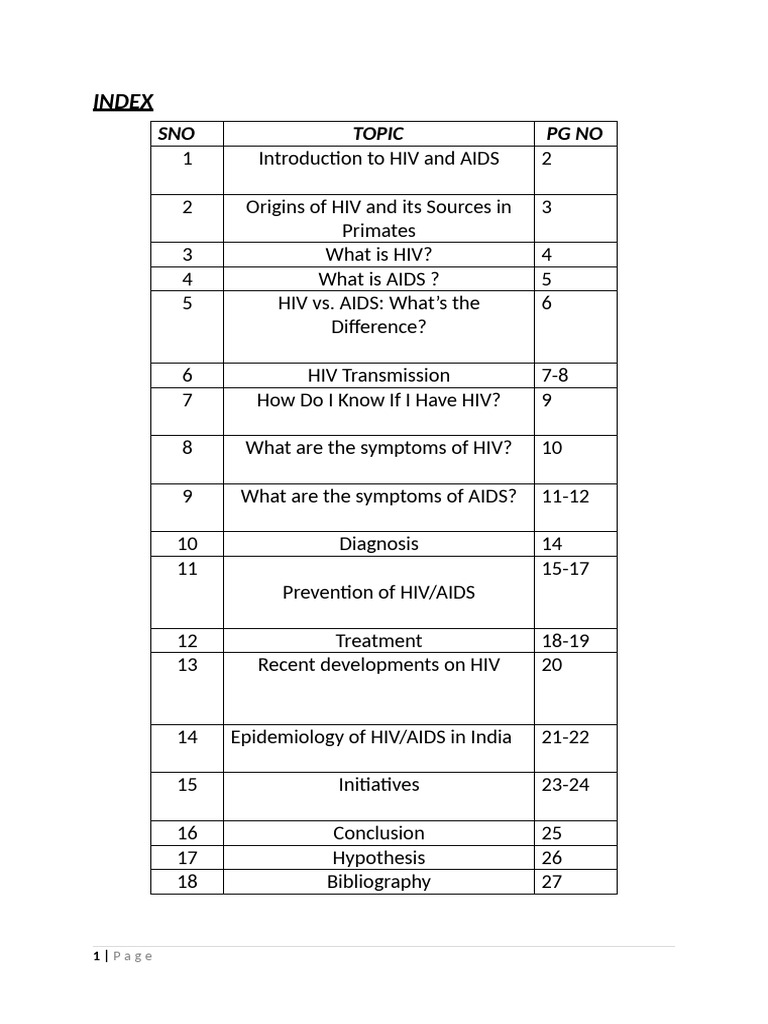 Introduction To HIV and AIDS | PDF | Hiv/Aids | Management Of Hiv/Aids