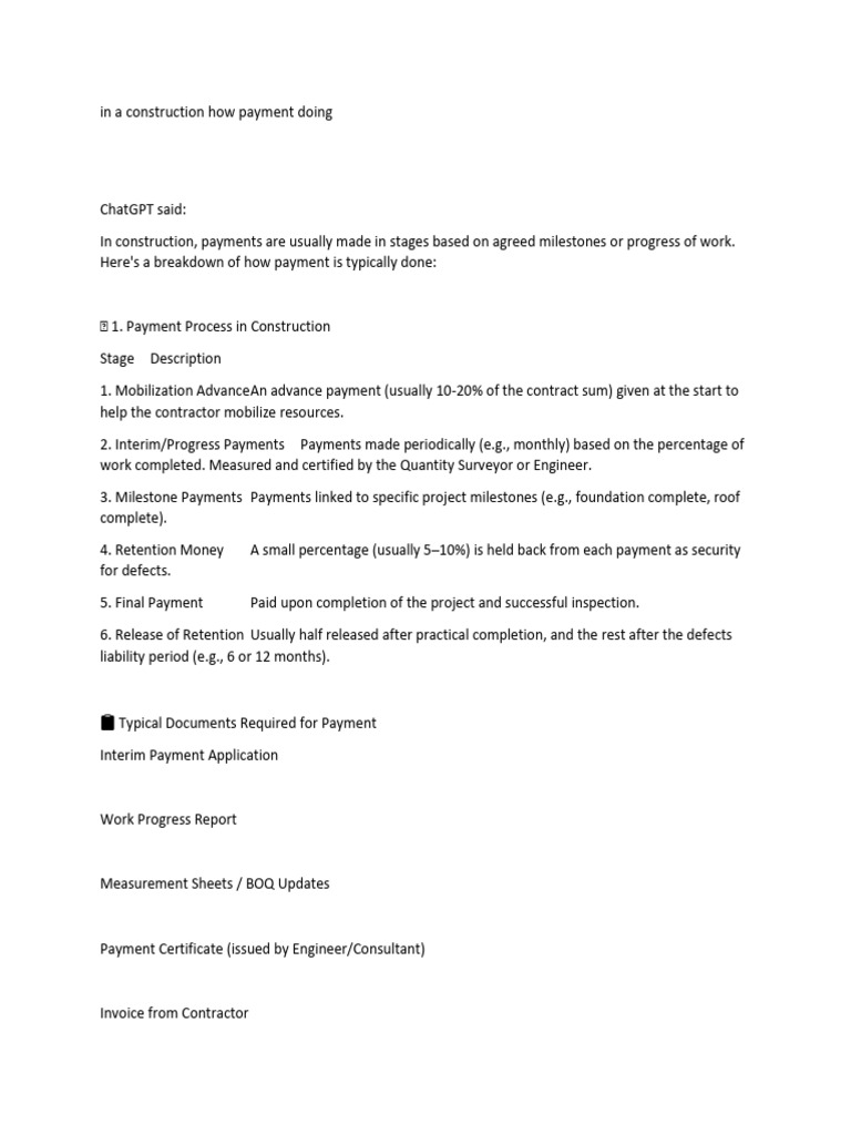 IPA in Construction Payment Methods | PDF | Business