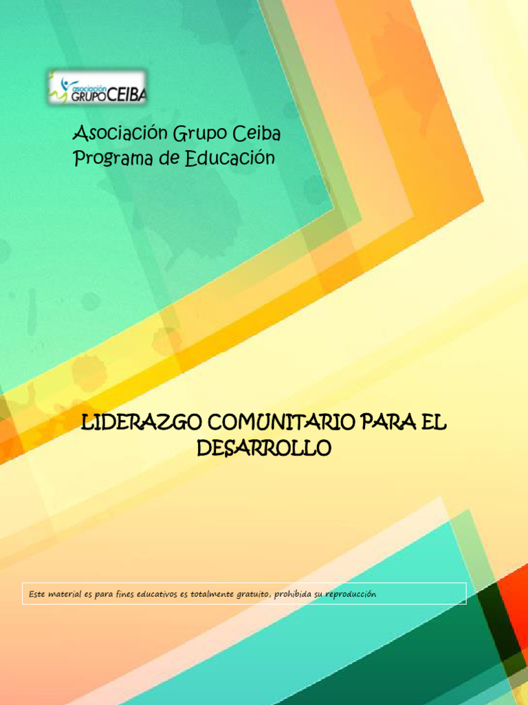 Liderazgo Comunitario y Educación Virtual | PDF | Liderazgo | Comunidad
