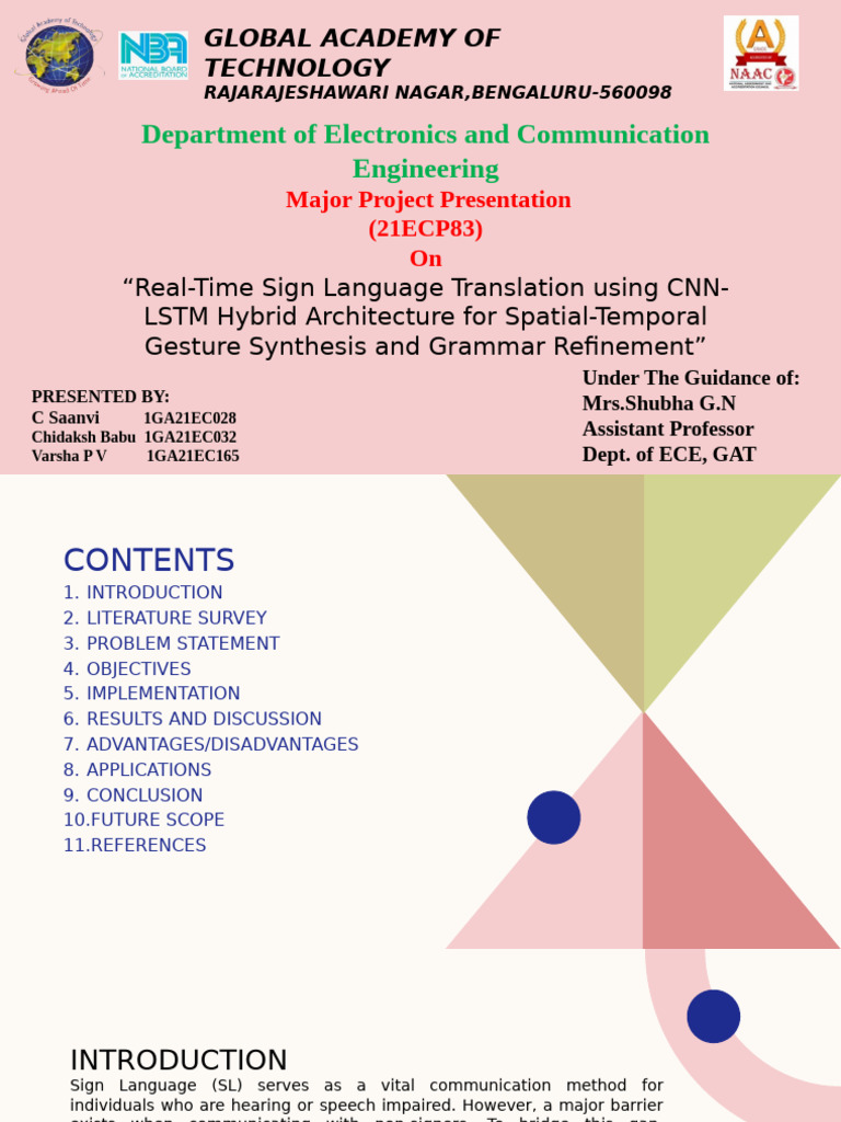Real-Time Sign Language Translation System | PDF | Deep Learning | Sign ...