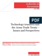 Technology transfers and the Arms Trade Treaty – Issues and Perspectives