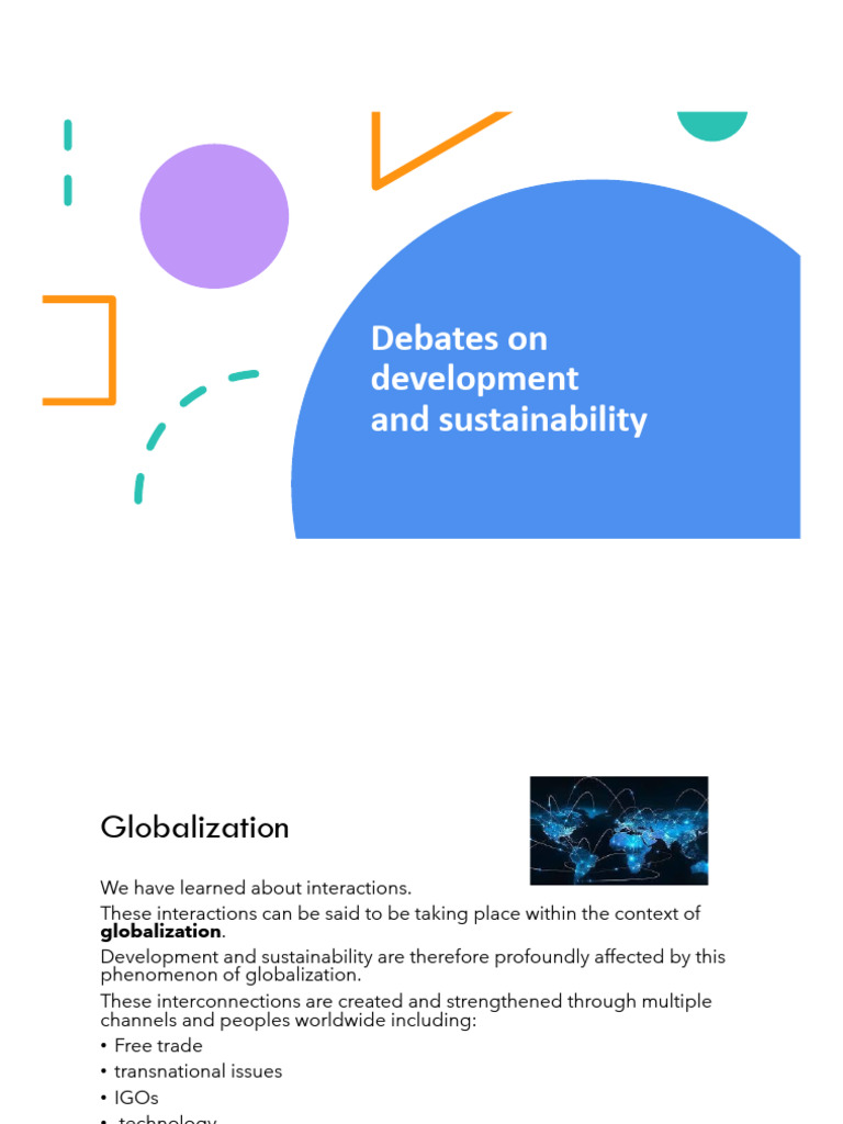 Globalization's Impact on Development Debate | PDF | Sustainability ...