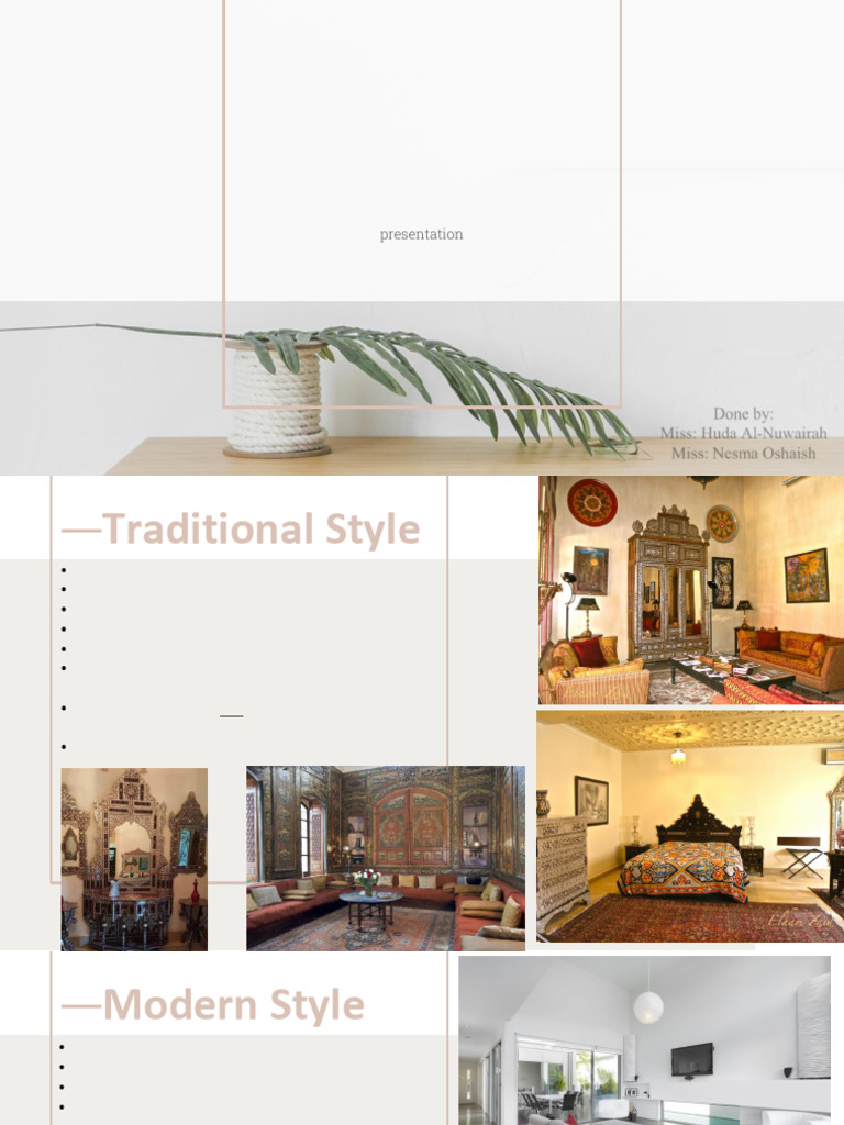 Studio 1 Interior Design Styles | PDF | Interior Design | Furniture