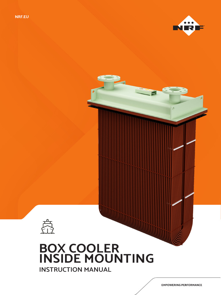 NRF Box Cooler Installation Manual | PDF | Screw | Leak