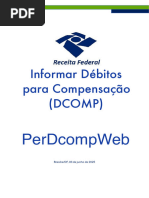 Informar Débitos no PER/DCOMP Web | PDF | Impostos