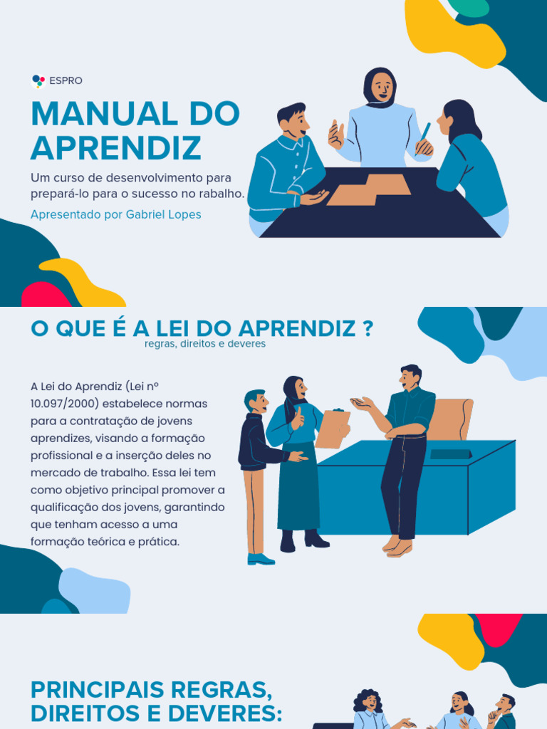 Manual do Jovem Aprendiz: Regras e Direitos | PDF