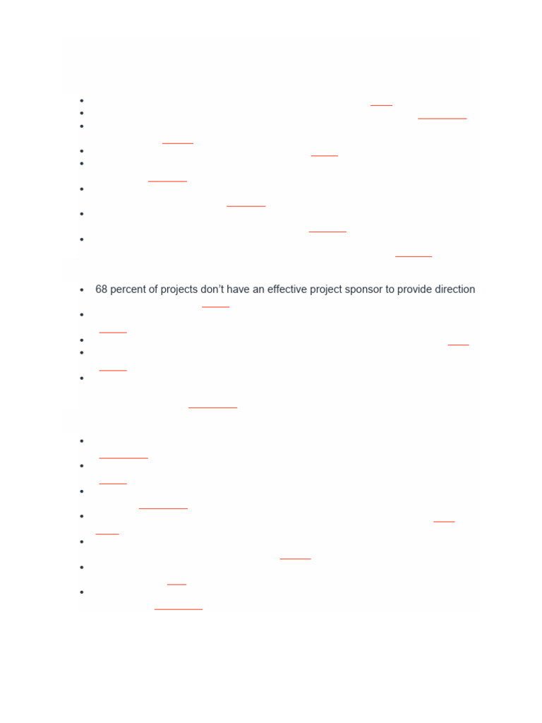 Handout - Project Management Statistics in 2019 | PDF | Risk | Project ...
