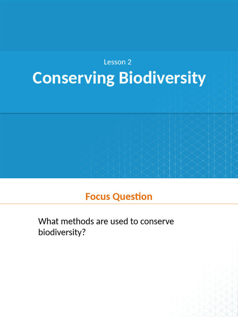 2 +Conserving+Biodiversity | PDF | Biodiversity | Habitat