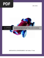 BE SEM 8 AUTOMOBILE ENGINEERING NOTES 