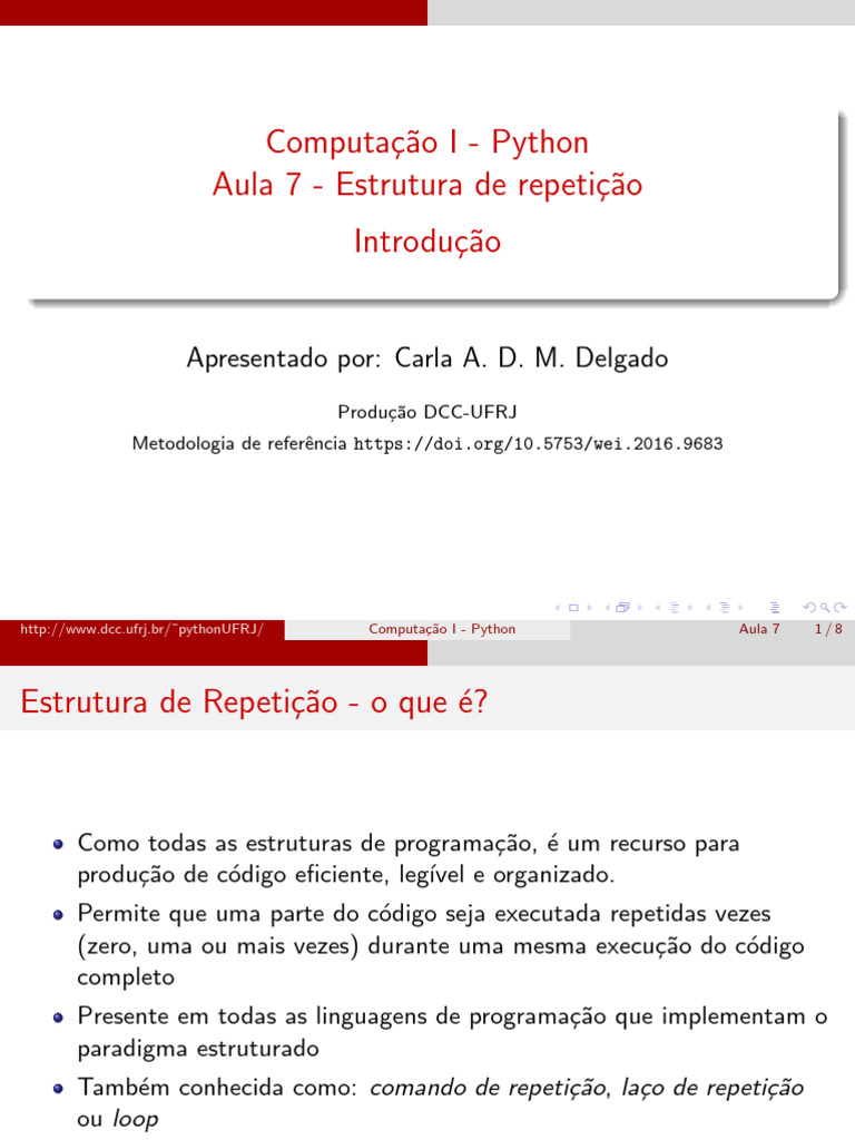 Aula de While | PDF | Python (linguagem de programação) | Algoritmos