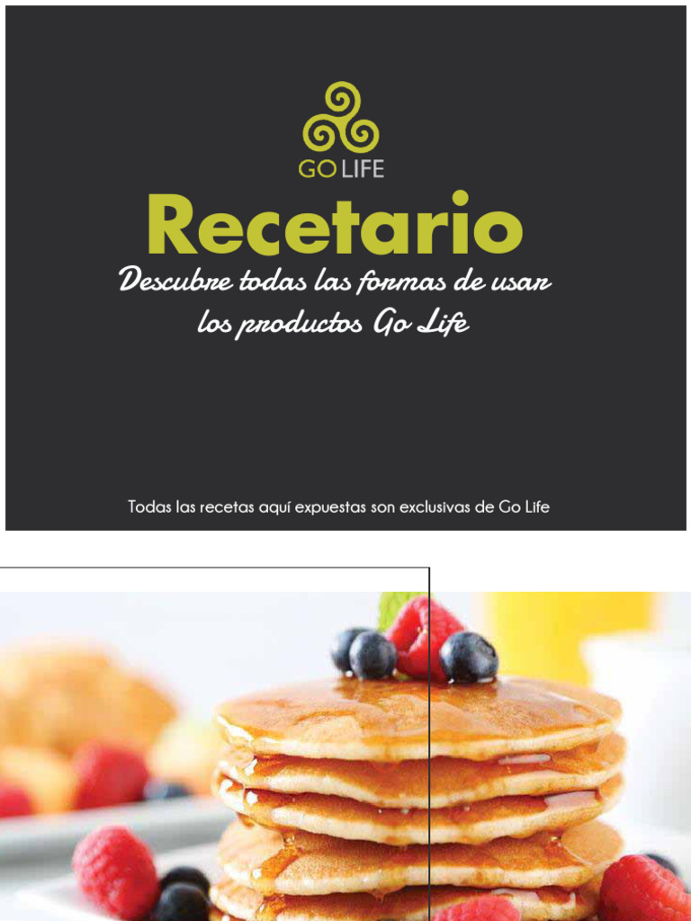 Recetas con productos Go Life | PDF | Chocolate | Mantequilla de maní