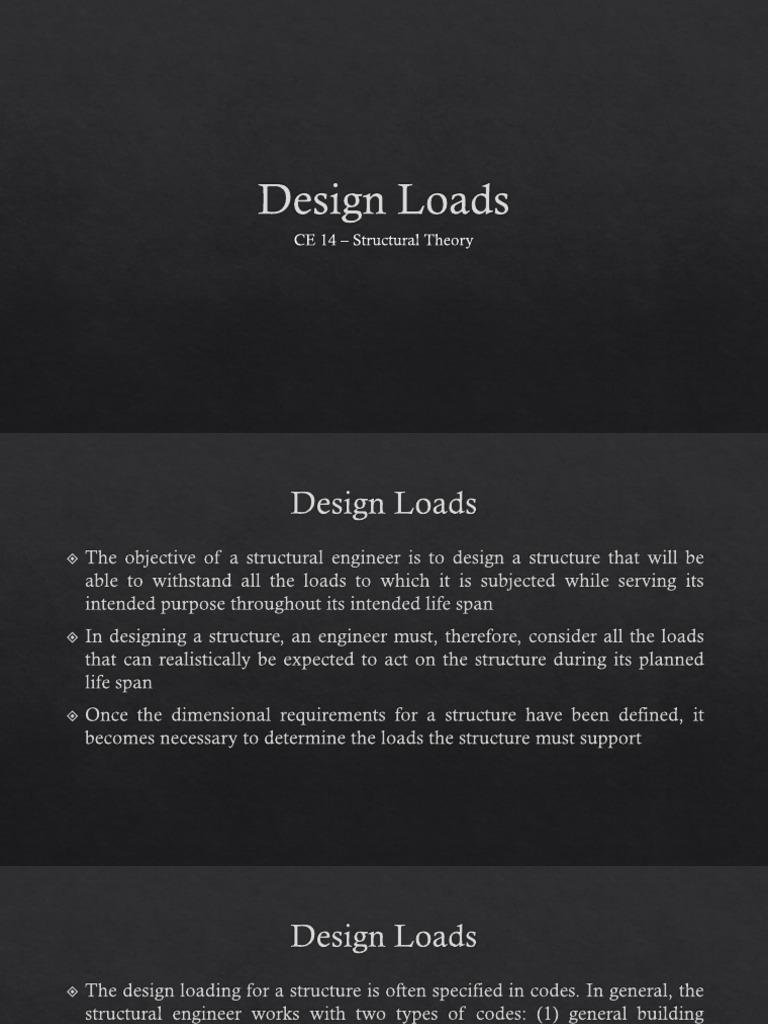 Design Loads | PDF