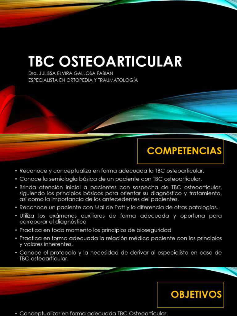 TBC Osteoarticular: Diagnóstico y Tratamiento | PDF | Tuberculosis ...