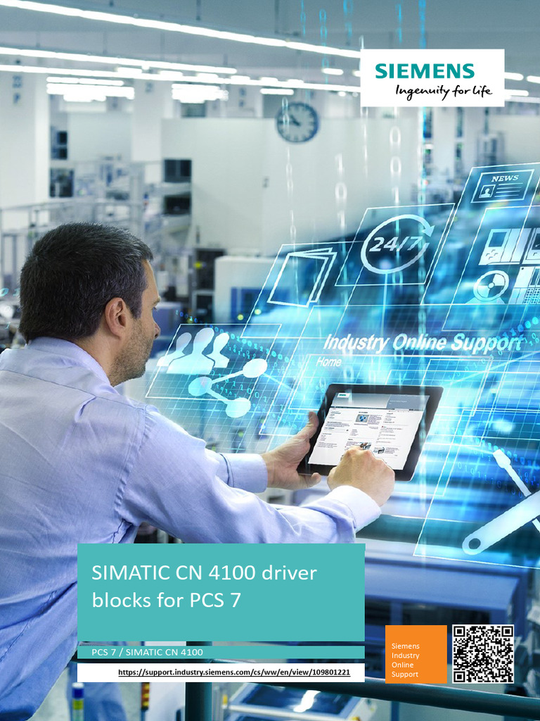 SIMATIC CN 4100 Driver Blocks Guide | PDF | Parameter (Computer ...