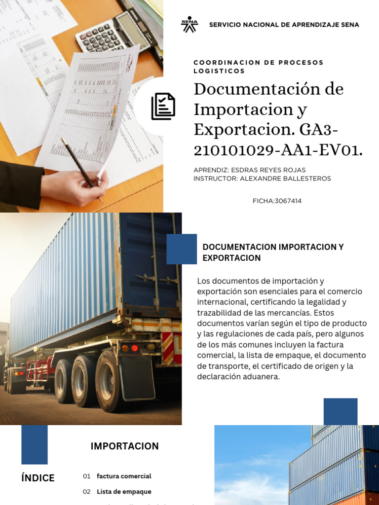 Documentos Clave en Importación y Exportación | PDF | aduana ...