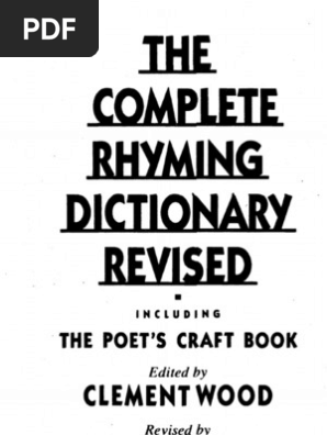 298px x 396px - The Complete Rhyming Dictionary | Metre (Poetry) | Poetry