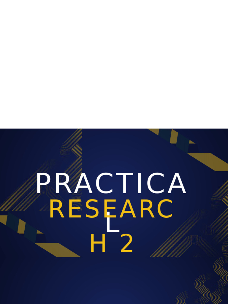 Practical Research 2 | PDF