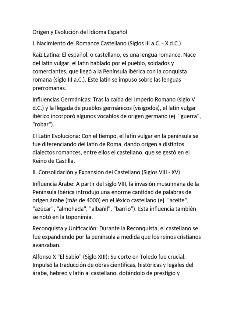 evoluci-n-del-idioma-espa-ol-or-genes-y-cambios-pdf-lengua