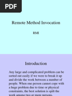 Remote Method Invocation by Kamalakar Dandu