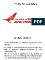 A Case Study On AIR INDIA