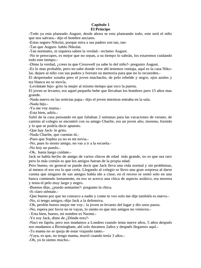 Capitulo 1 - El Principe | PDF