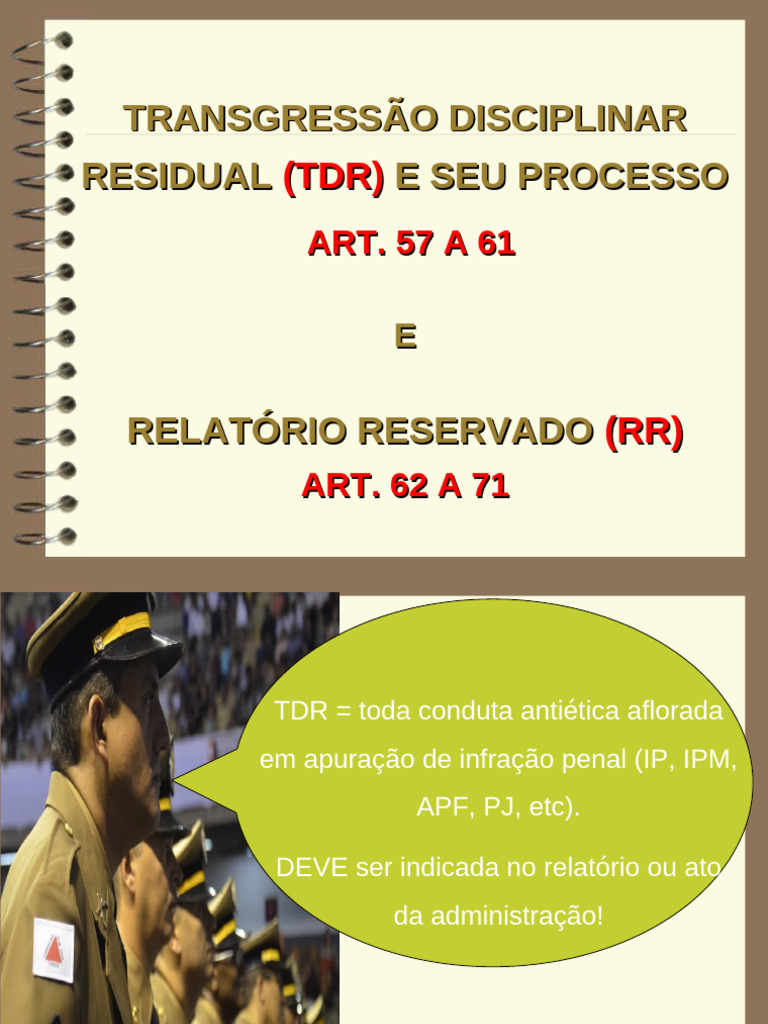 Processo de Transgressão Disciplinar | PDF | Justiça | Crime e Violência