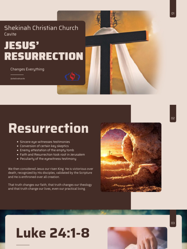 Jesus' Resurrection: Transforming Faith | PDF | Jesus | Resurrection Of ...