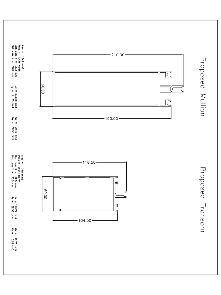 Sections Properties | PDF